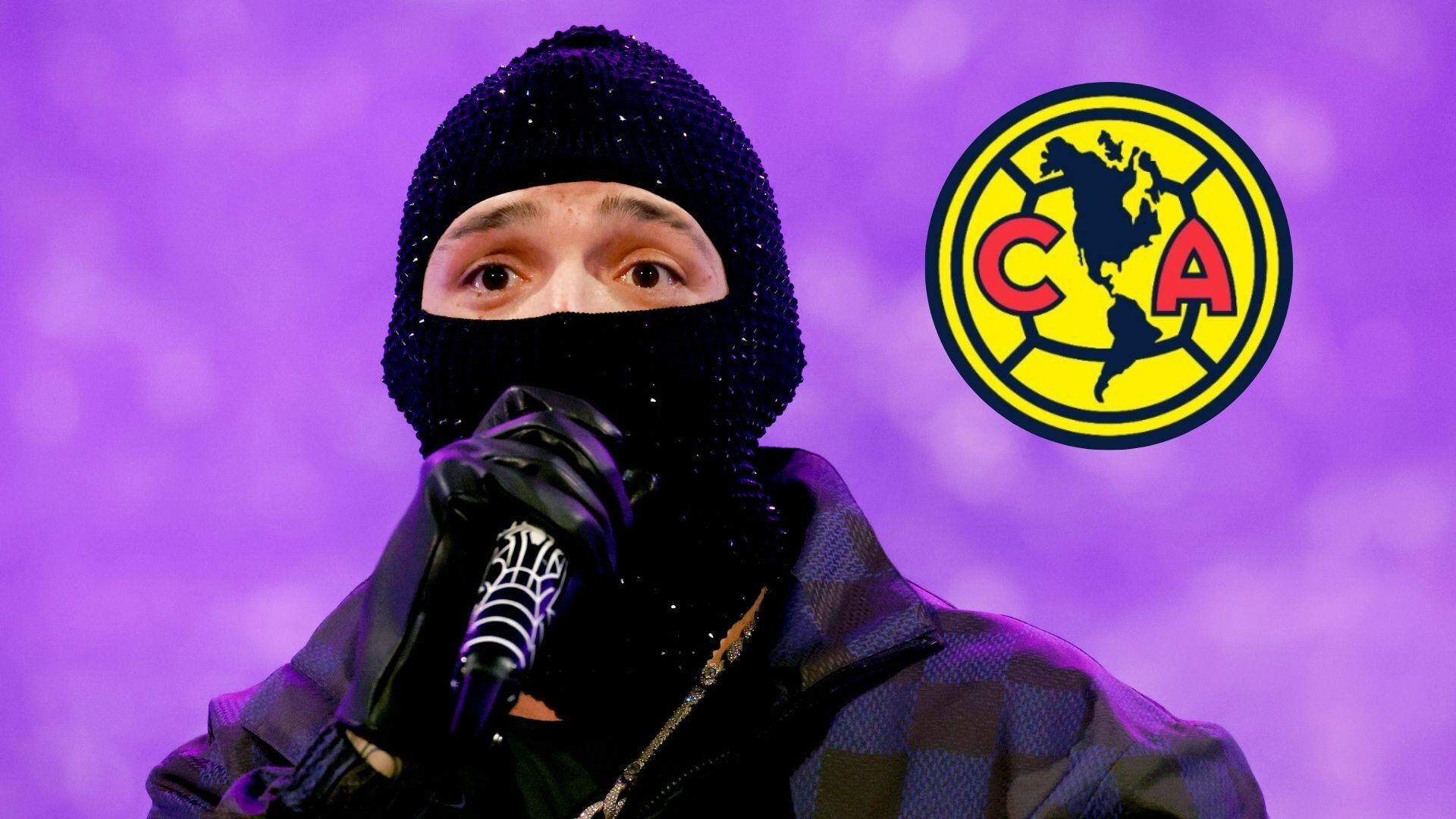 Peso Pluma aficionado del América. Imagen: Getty Images.