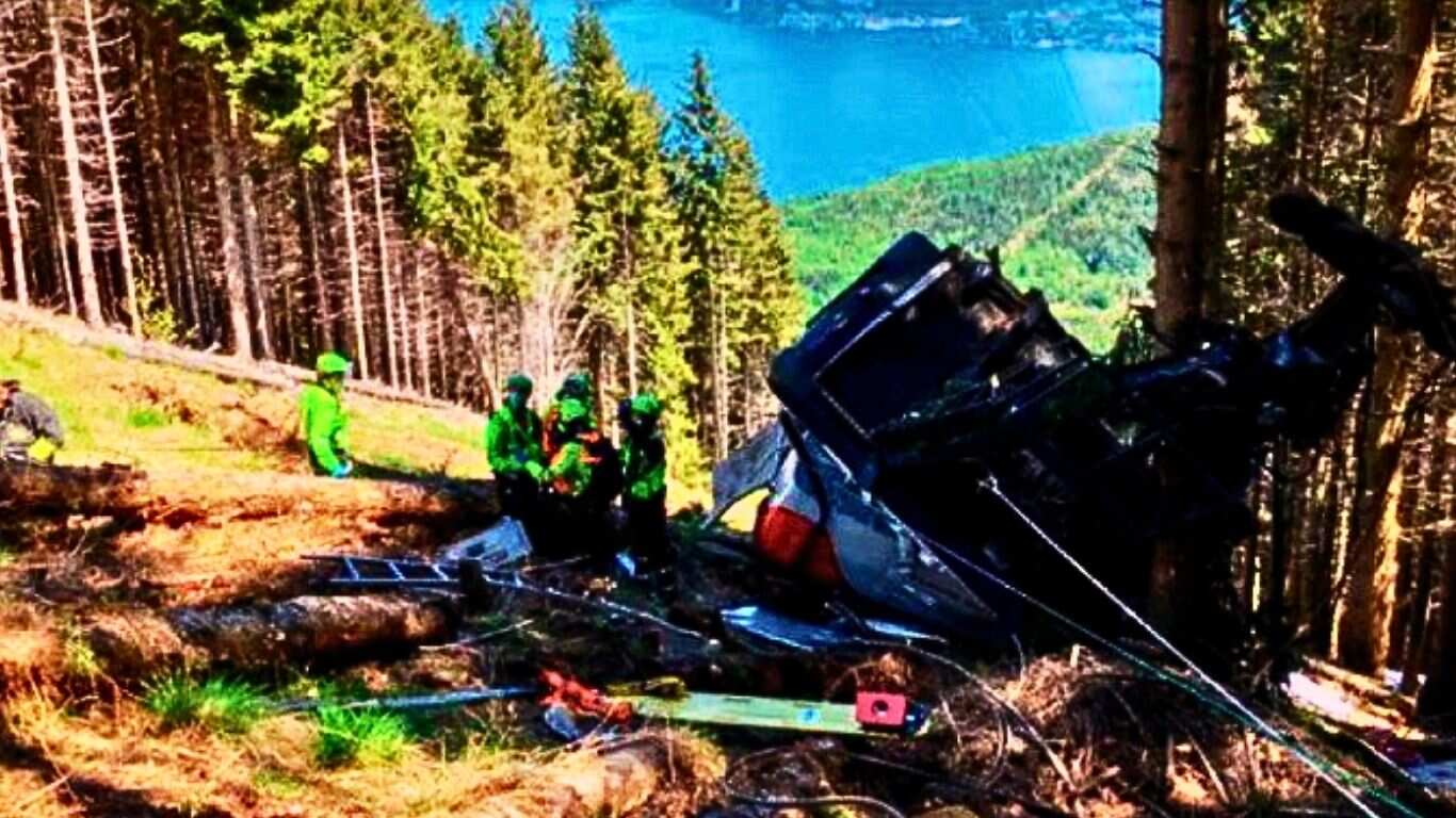 Teleferico en Napoles