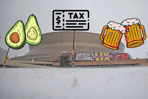 Aguacate y cerveza subirán de precio para el Super Bowl por aranceles de Trump