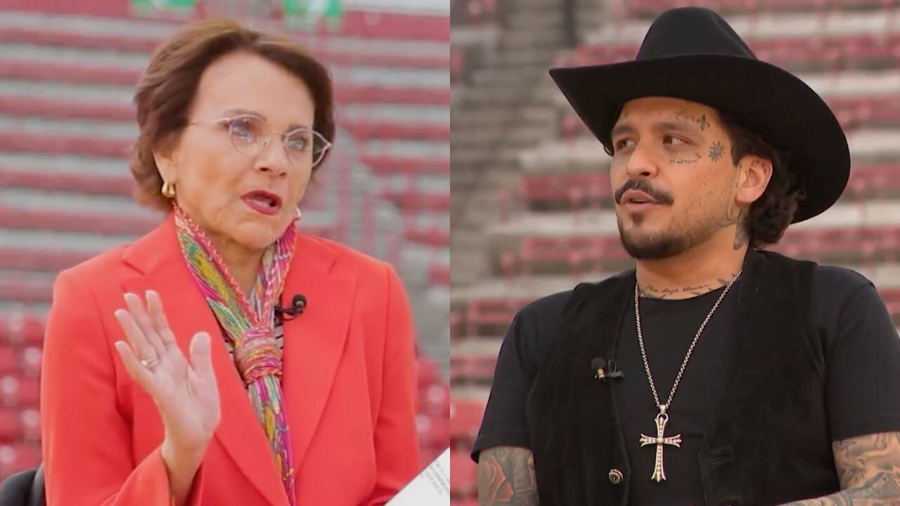 Pati Chapoy y Christian Nodal