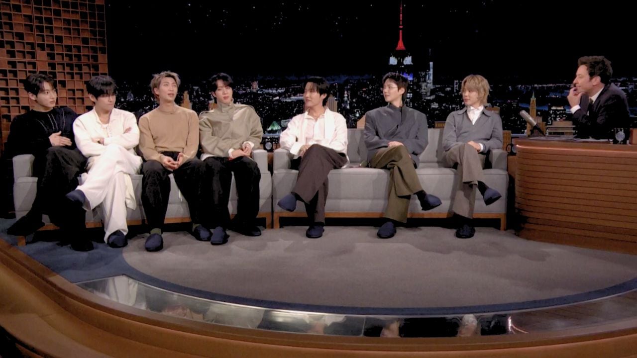 BTS en 'The Tonight Show' con Jimmy Fallon