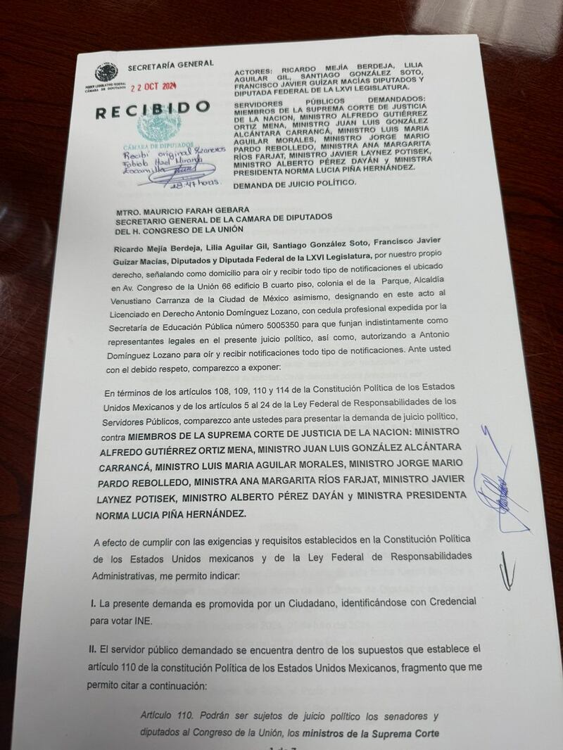 Juicio Político SCJN