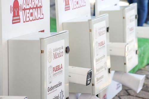 Instalarán 2 mil alarmas vecinales más en Puebla y zona metropolitana durante 2026