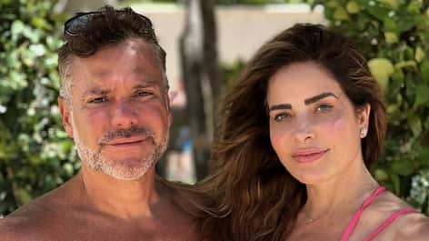 Armando Gómez Martínez y Gloria Trevi