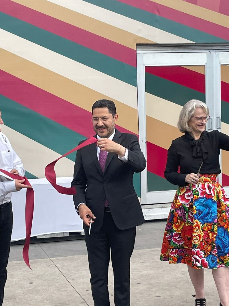 Martí Batres inauguró el Pabellón de la CDMX en el Autódromo Hermanos Rodríguez.