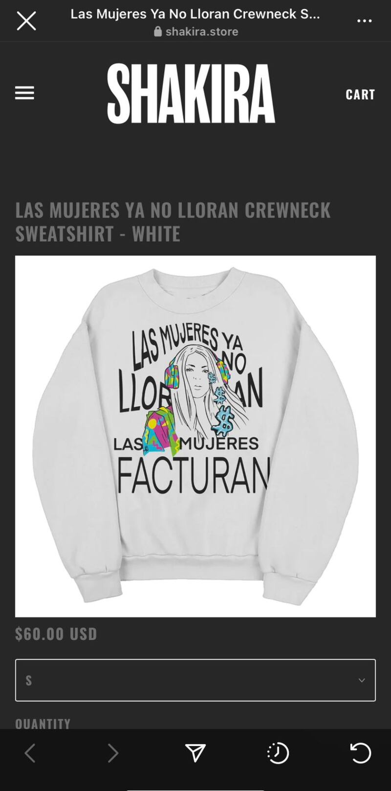 Sudadera de Shakira
