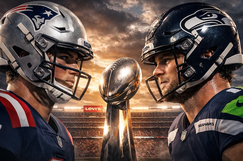 Sam Darnold y Drake Maye