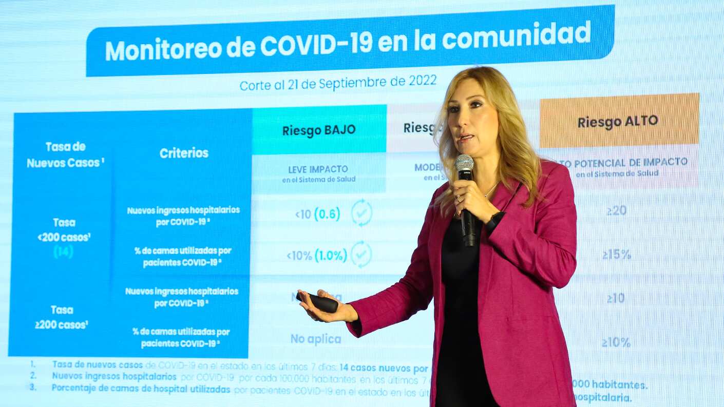 Alma Rosa Marroquín dijo que gracias al programa se reactivó la economía en el Estado y los estudiantes pudieron volver a las aulas.