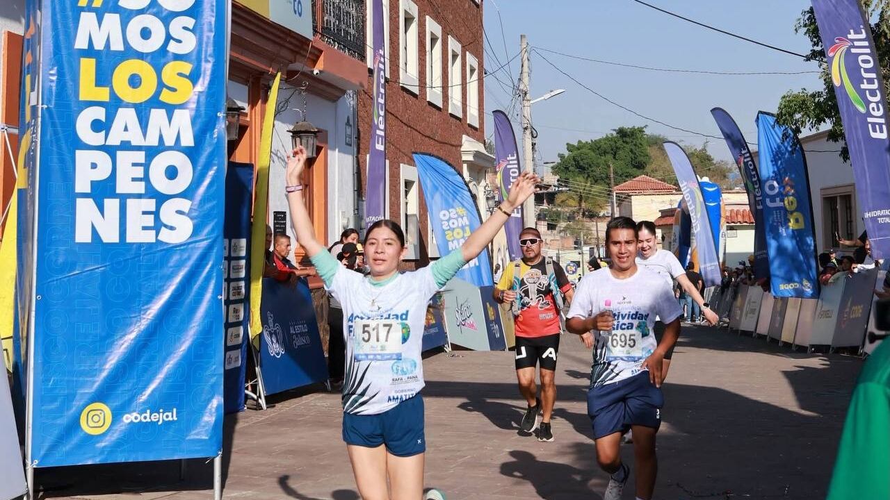 "Corre Jalisco" registró una asistencia de mil 500 personas entre la categoría de los 5 y los 10 km. ESPECIAL/ CODE JALISCO