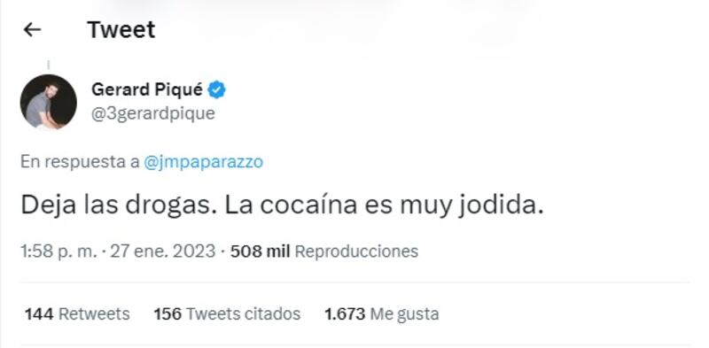 Piqué Twitter