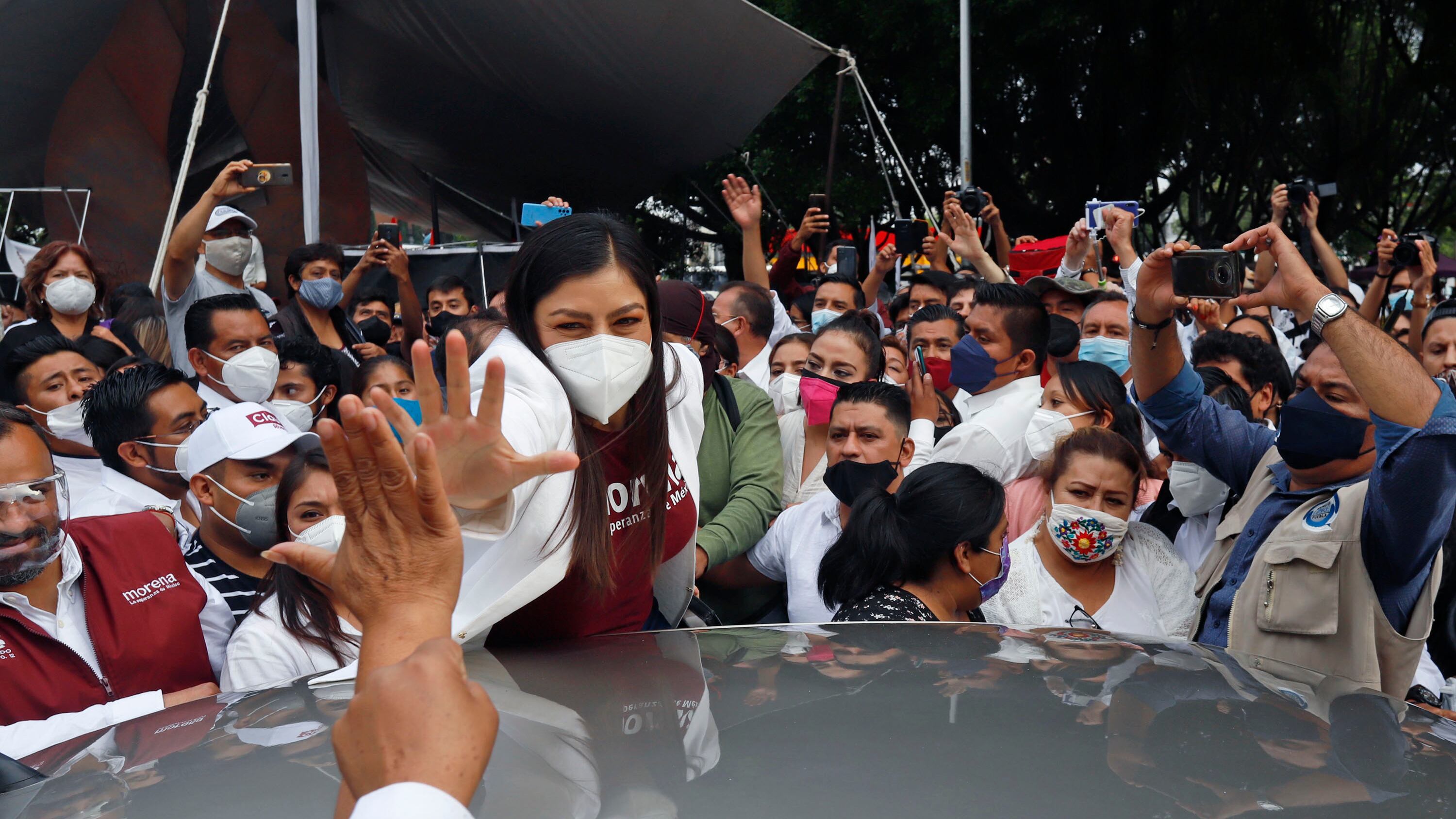 Claudia Rivera pide elecciones ejemplares, libres de violencia