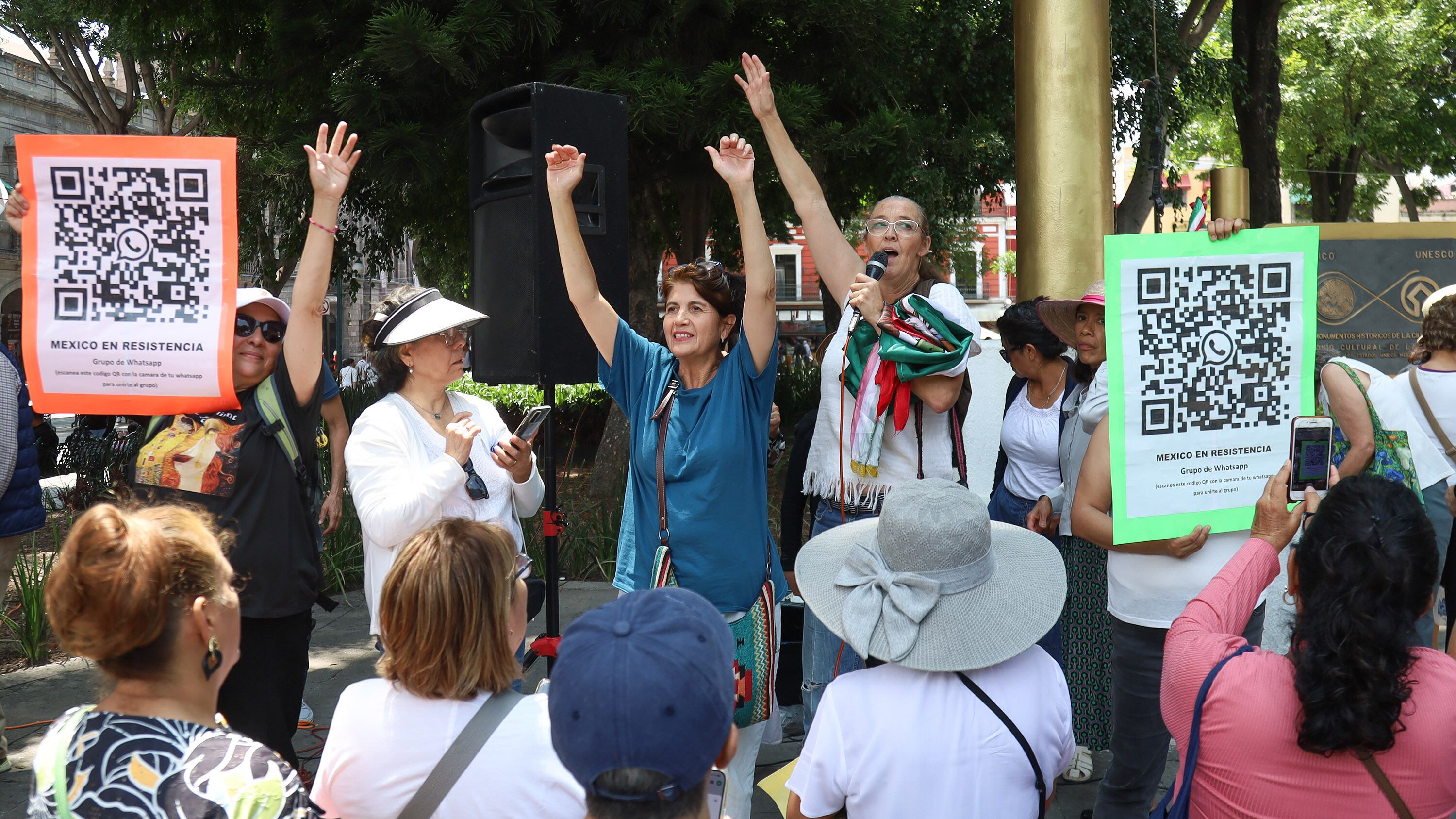 Ciudadanos salieron a las calles a pronunciarse contra la Ley de Ciberasedio. ESPECIAL