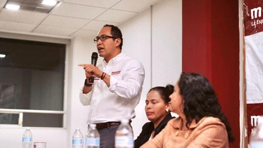 Alejandro Pérez Ibarra, secretario general de Morena en el estado. (Cortesía)