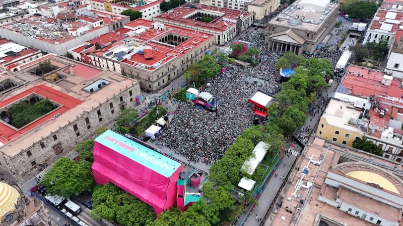 Tras un aforo total, las autoridades tapatías verificaron las condiciones de seguridad en el Fan Festival. CORTESÍA