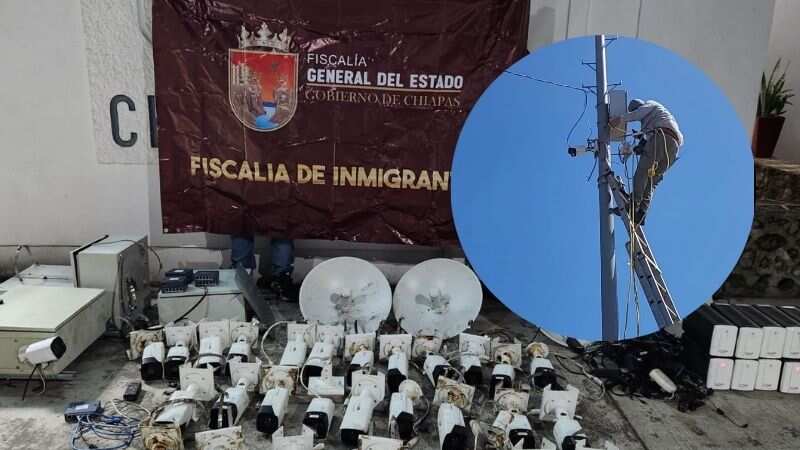 Desmantelan cámaras usadas para secuestrar a migrantes en Chiapas