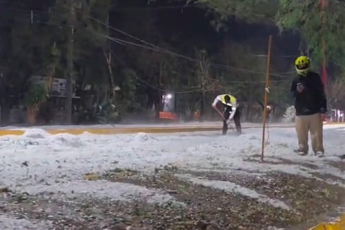 Azotan lluvias con granizo CDMX y Edomex: colapsan vialidades y transporte