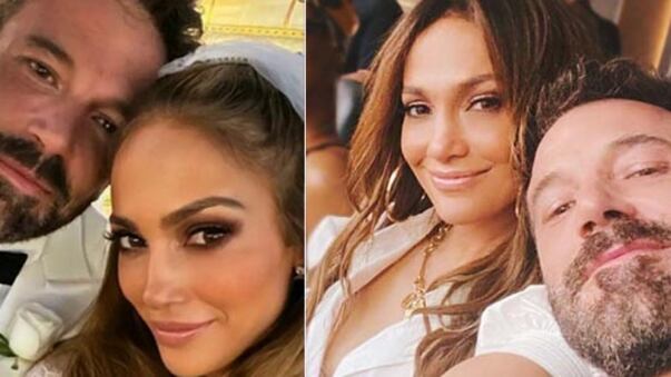 Jennifer López y Ben Affleck detalle