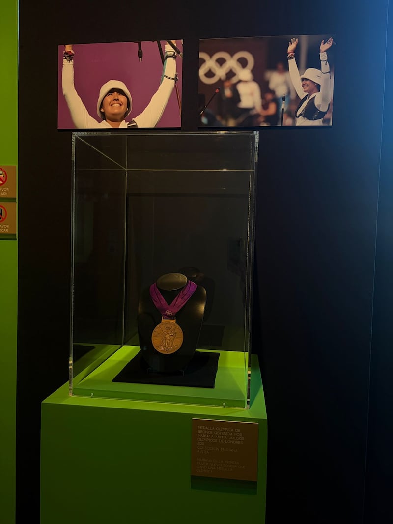 La presea conseguida por Mariana Avitia en Londres 2012 también estará en exhibición.