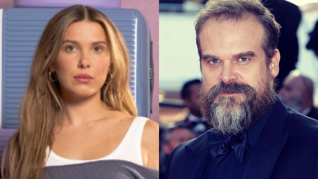 Millie Bobby Brown y David Harbour