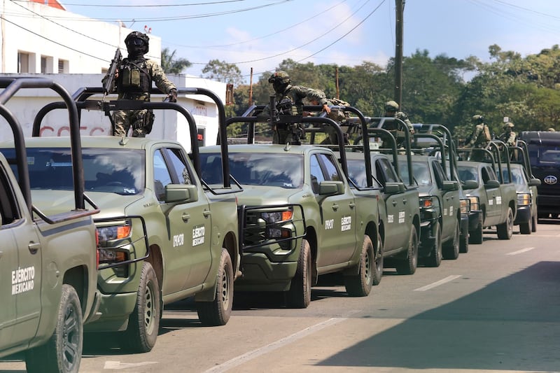 Despliegue de efectivos militares a Tabasco