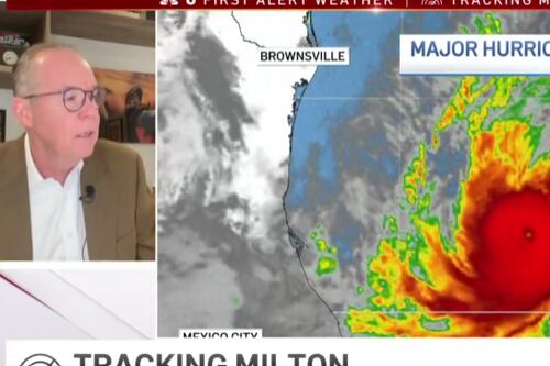 Milton avanza hacia Florida: Meteorólogo rompe en llanto al hablar del peligroso huracán