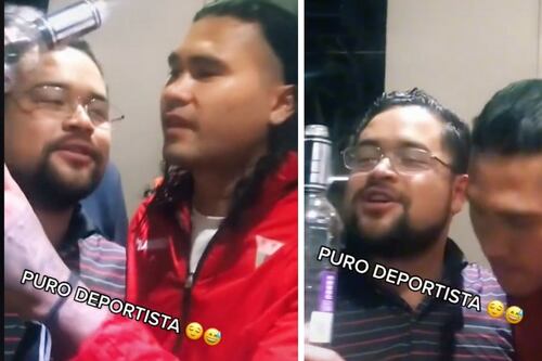 Captan al Gullit Peña bebiendo con un aficionado