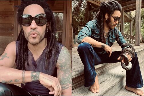 Lenny Kravitz además de ser papá estrella es “un papacito” a sus 60 años: incendió el Internet con su último video