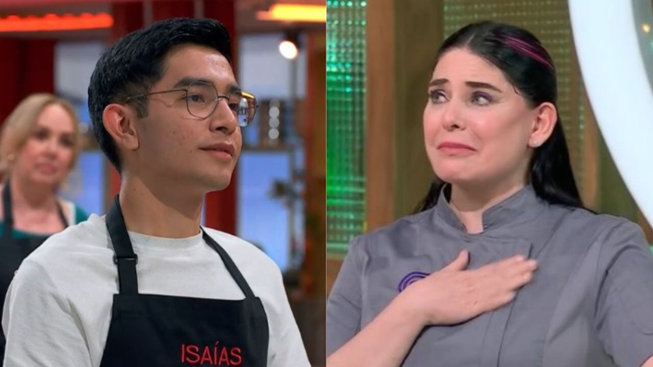 Isaías Espinoza y la chef Zahie