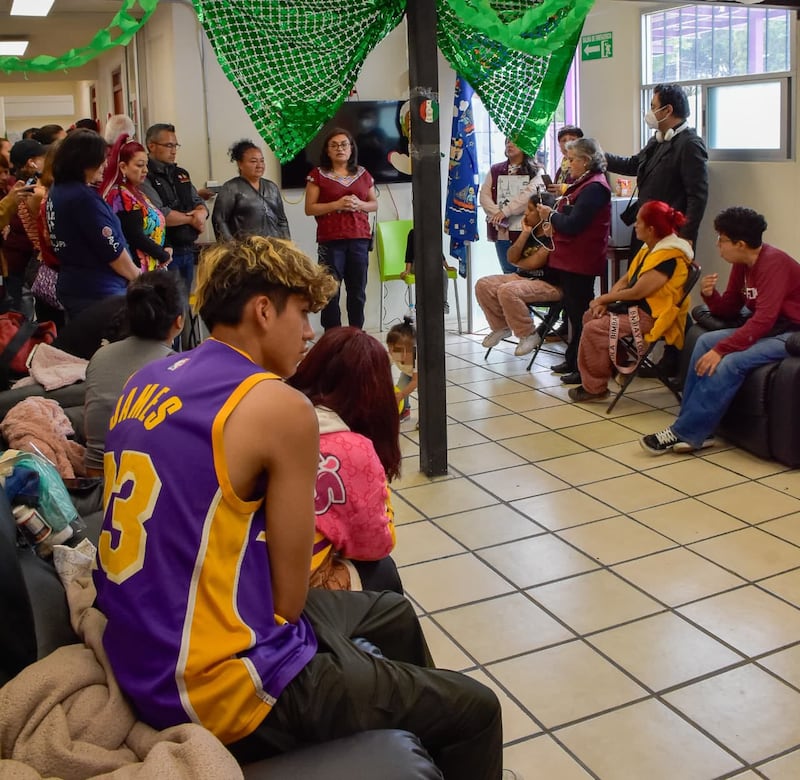 Iztapalapa albergue por socavón
