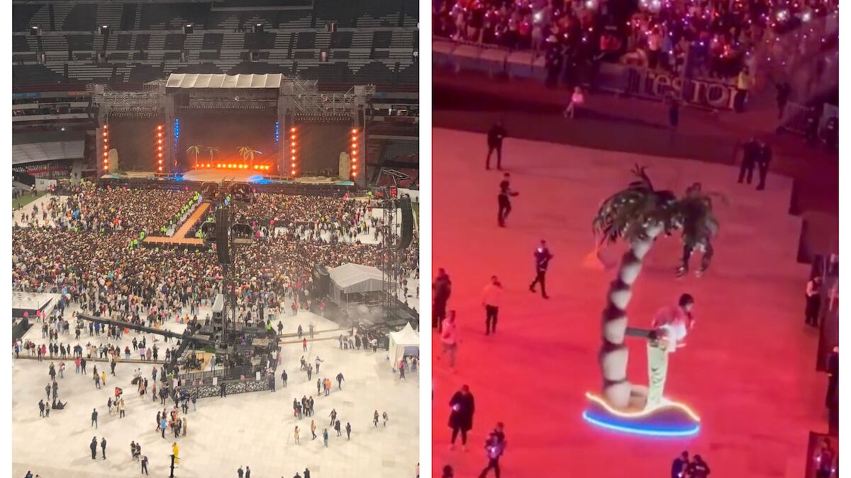El cantante tuvo que cantar en un estadio que no se abarrotó por los problemas en el acceso. (Especial)