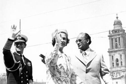 El día que Luis Echeverría recibió a la Reina Isabel II en su primera y única visita a México