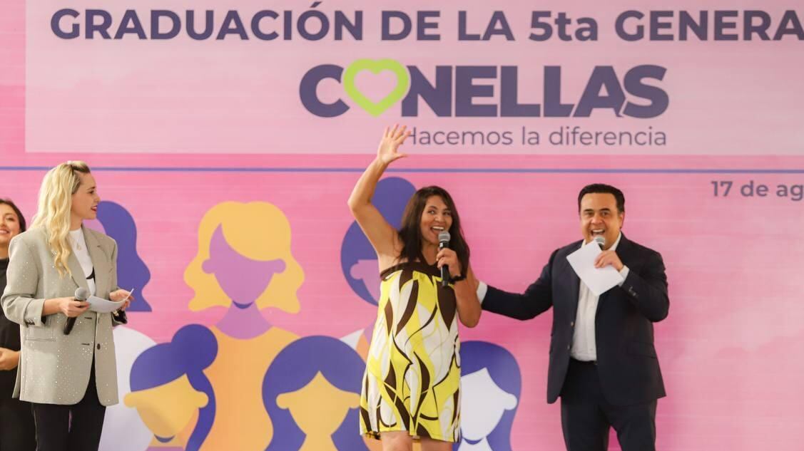 Graduación de la 5.ª generación de Con Ellas. (Cortesía)
