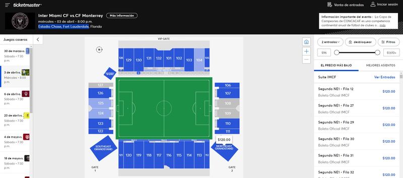 Boletos Inter de Miami vs Rayados