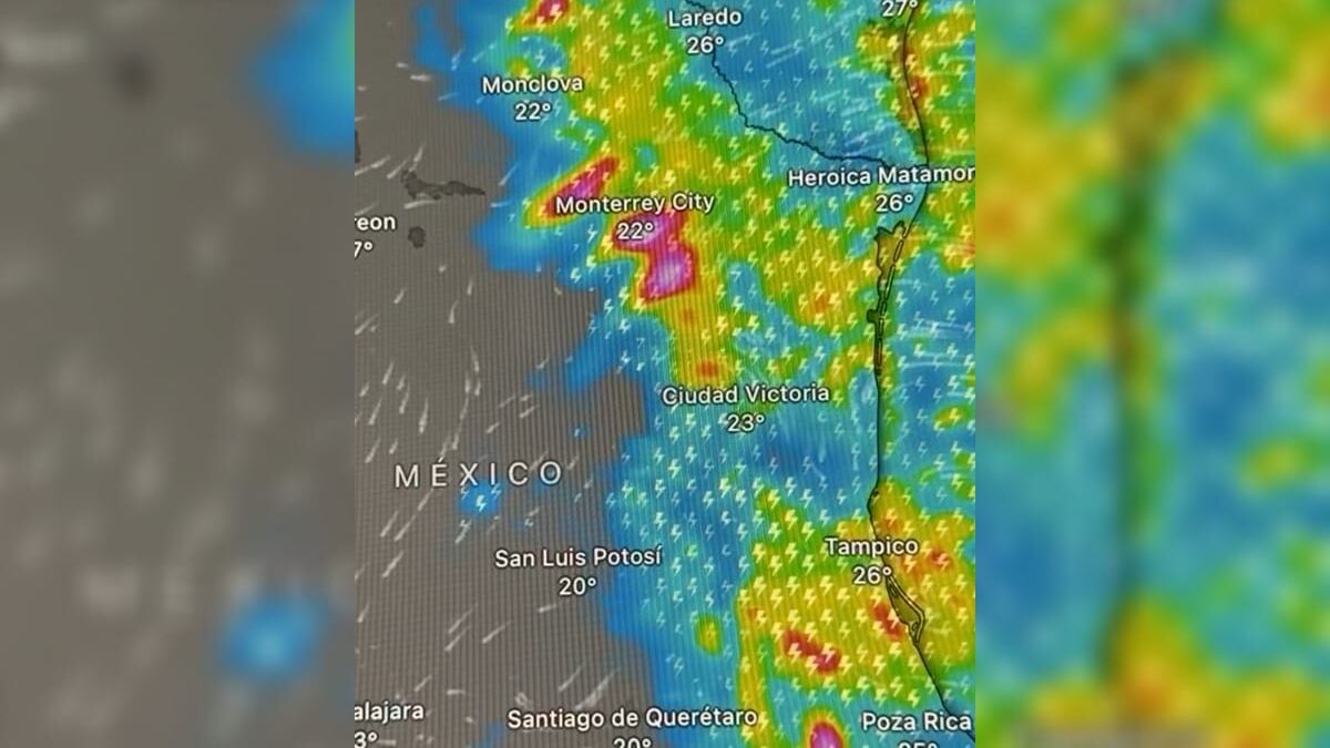 Este es el panorama de las lluvias en Nuevo León para esta semana.
