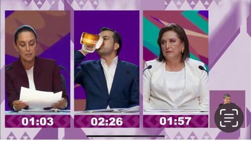 Usuarios de redes sociales compartieron memes de los momentos más divertidos del debate presidencial.