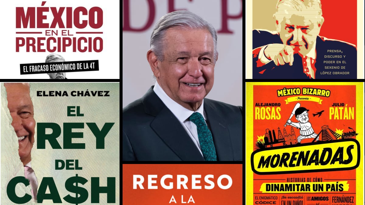 Títulos de libros sobre la AMLO que se encuentran en ascenso