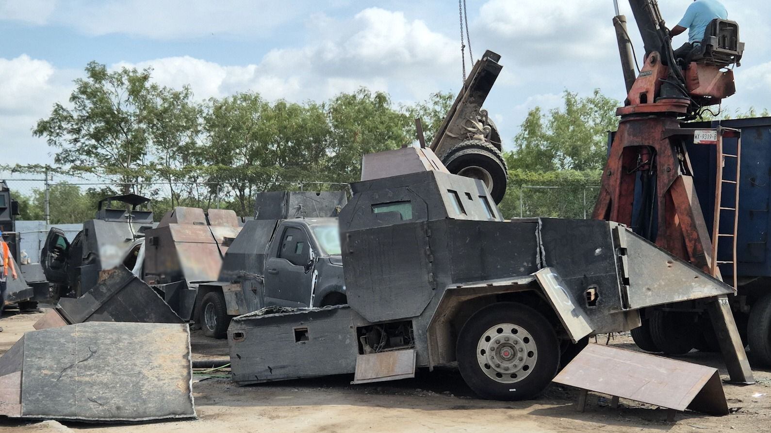 Monstruos del crimen organizado son destruidos por la FGR en Tamaulipas