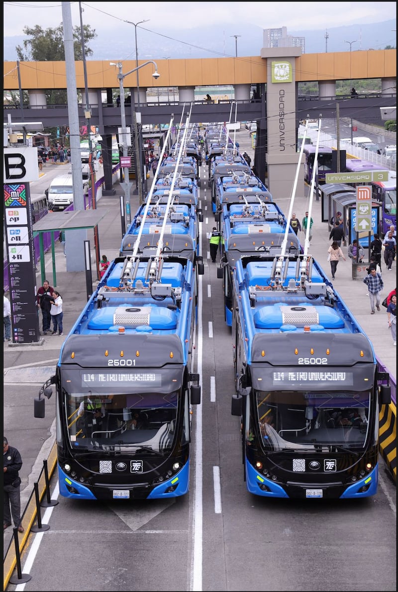 Trolebús eléctrico CDMX