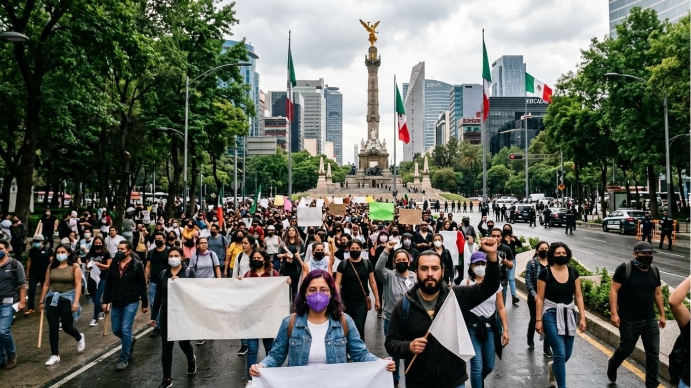 Marchas en la Ciudad de México hoy