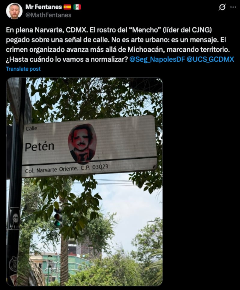 El Mencho en la CDMX