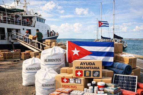 Alistan flotilla en Yucatán con medicinas, alimentos y paneles solares para Cuba