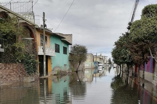 Habitantes de Chalco se vuelven a inundar: “ya estamos cansados de esta situación”