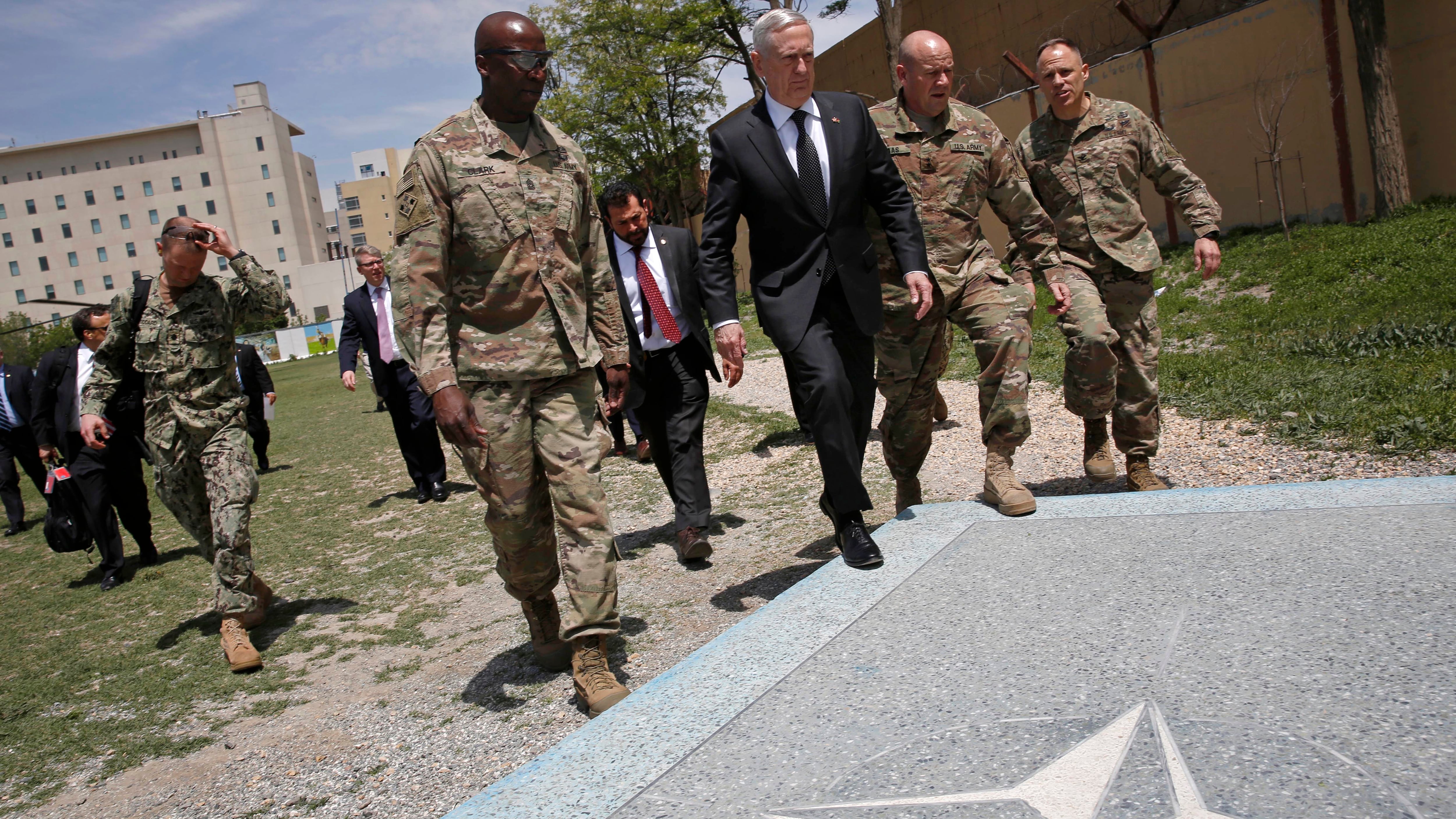 James Mattis, Afganistán