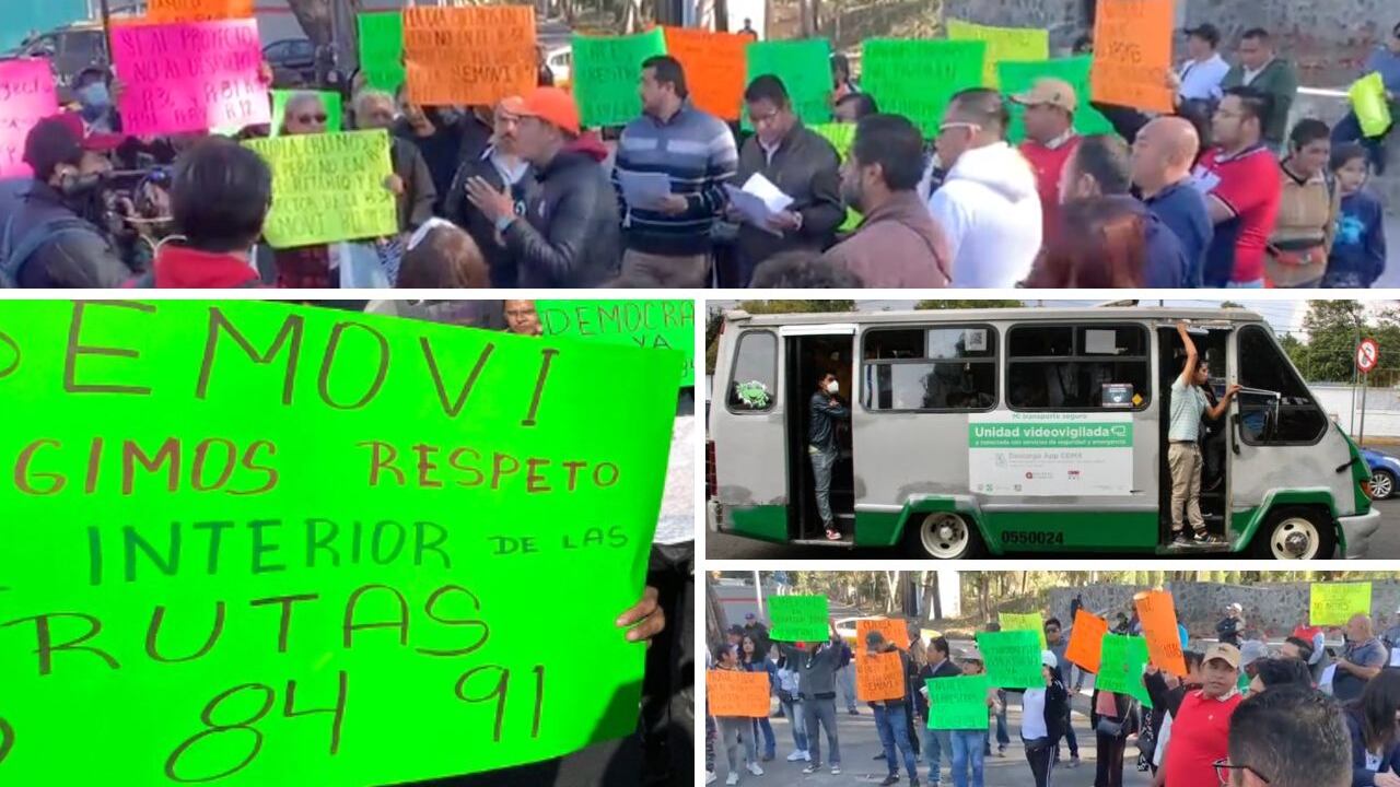 Bloqueo de transportistas en CDMX.