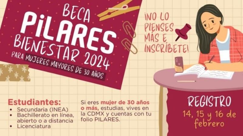 Convocatoria Beca Pilares Bienestar