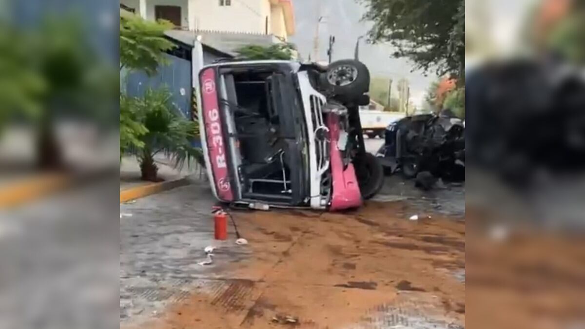 Las personas que resultaron lesionadas pueden comunicarse al teléfono 8113149620.