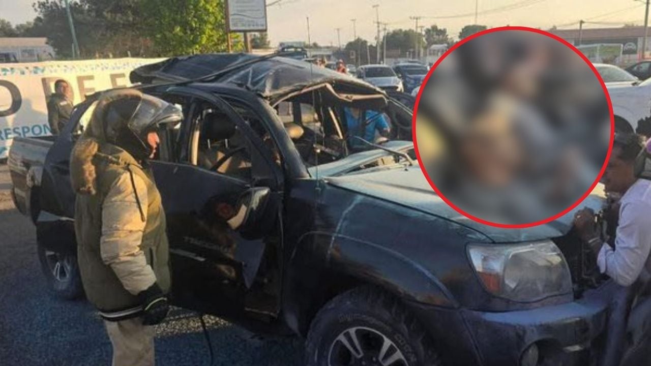 Auto explota en Tecámac