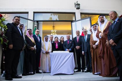 Emiratos Árabes Unidos celebran 53 años de su fundación con una recepción en su embajada de México.