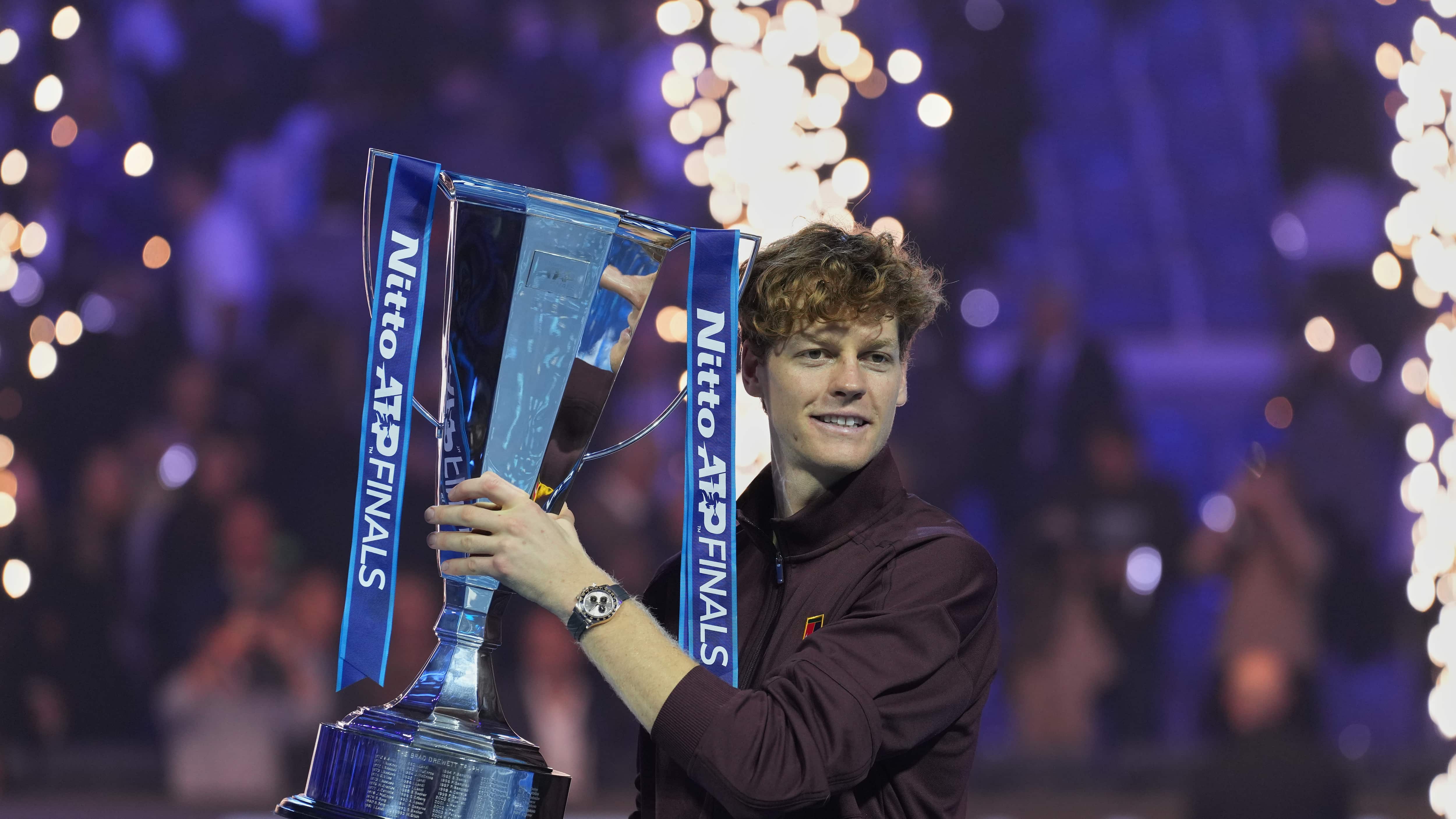 Jannik Sinner terminó invicto el torneo de maestros.