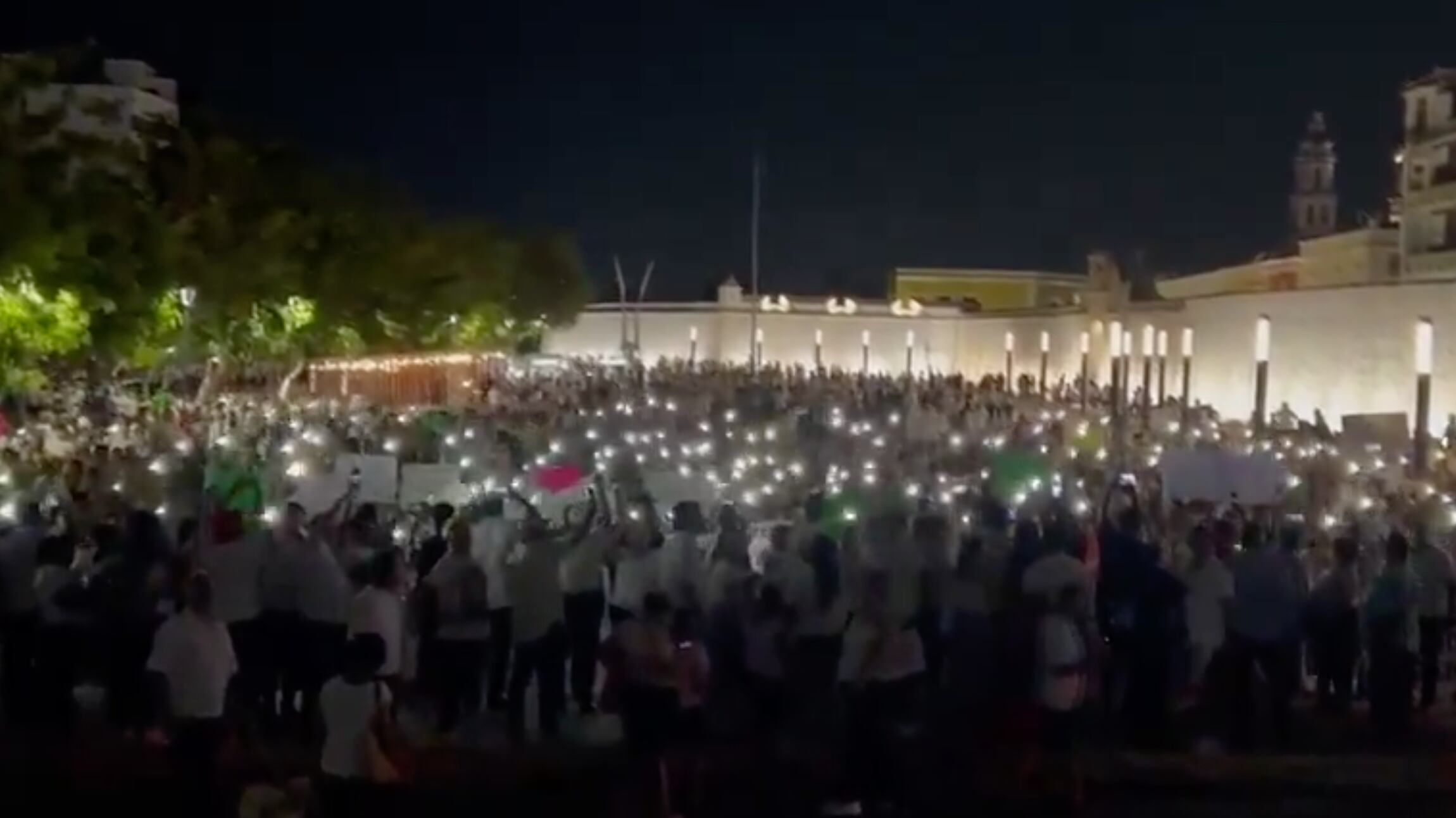 Miles de ciudadanos salieron a las calles la noche de este domingo. (Especial)